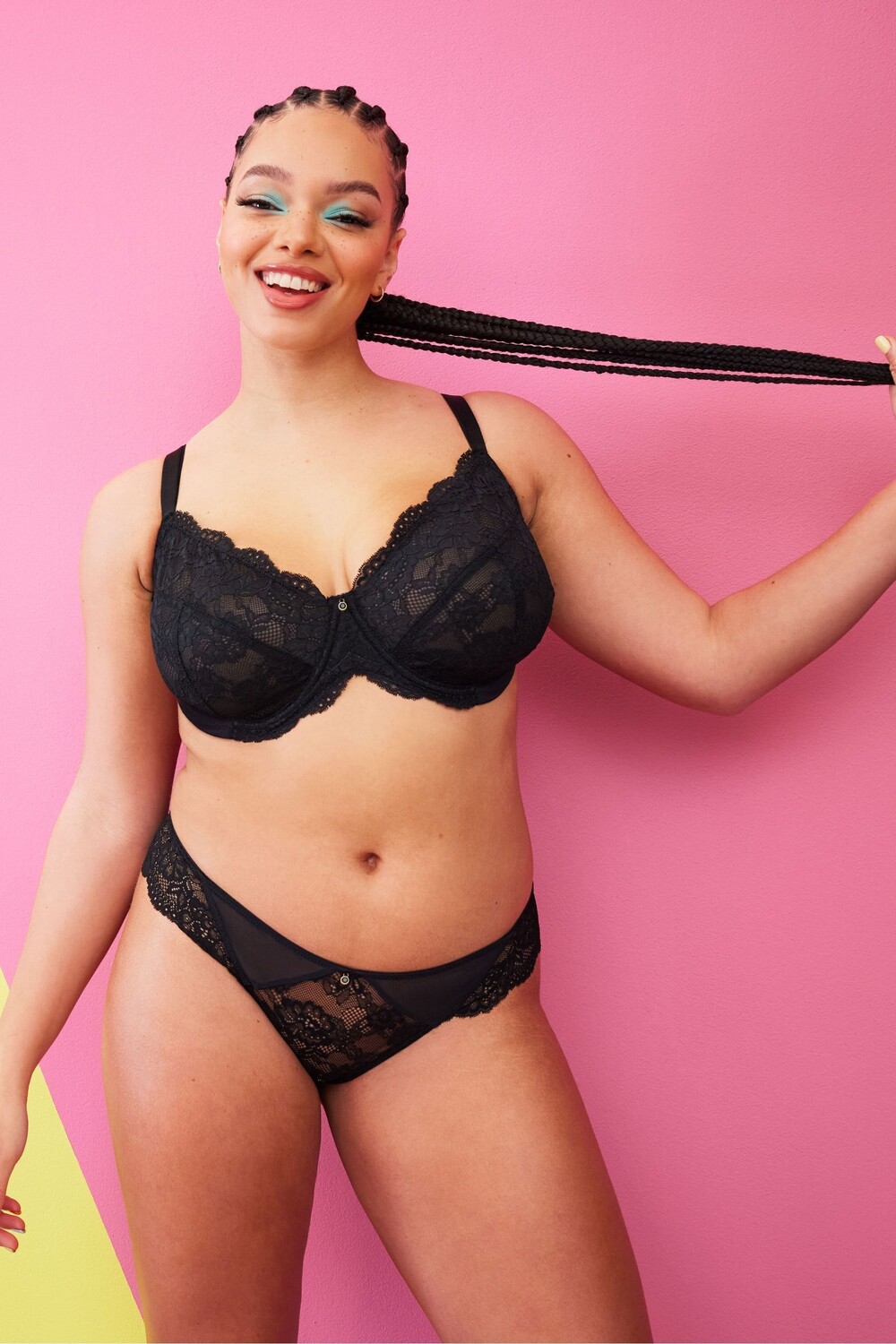 

Кружевной бюстгальтер Sexy Planet dd+ Ann Summers, черный