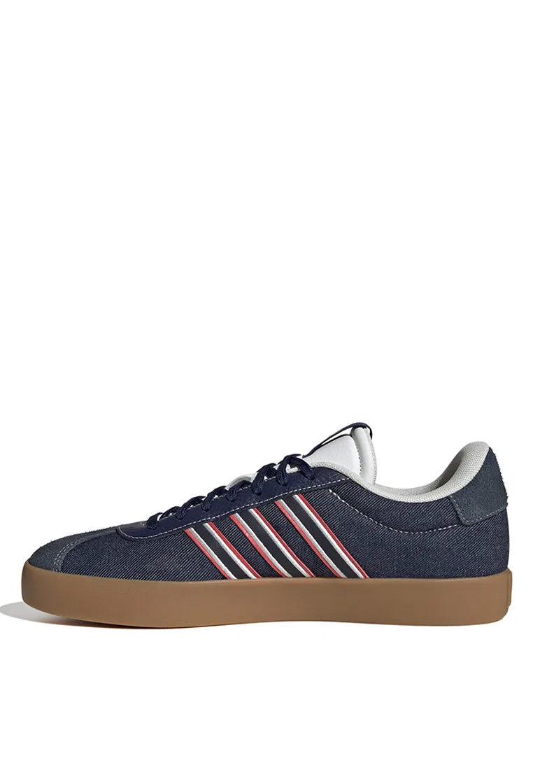 Кроссовки мужские, VL Court 3.0 Adidas, белый/темно-синий — фото 4