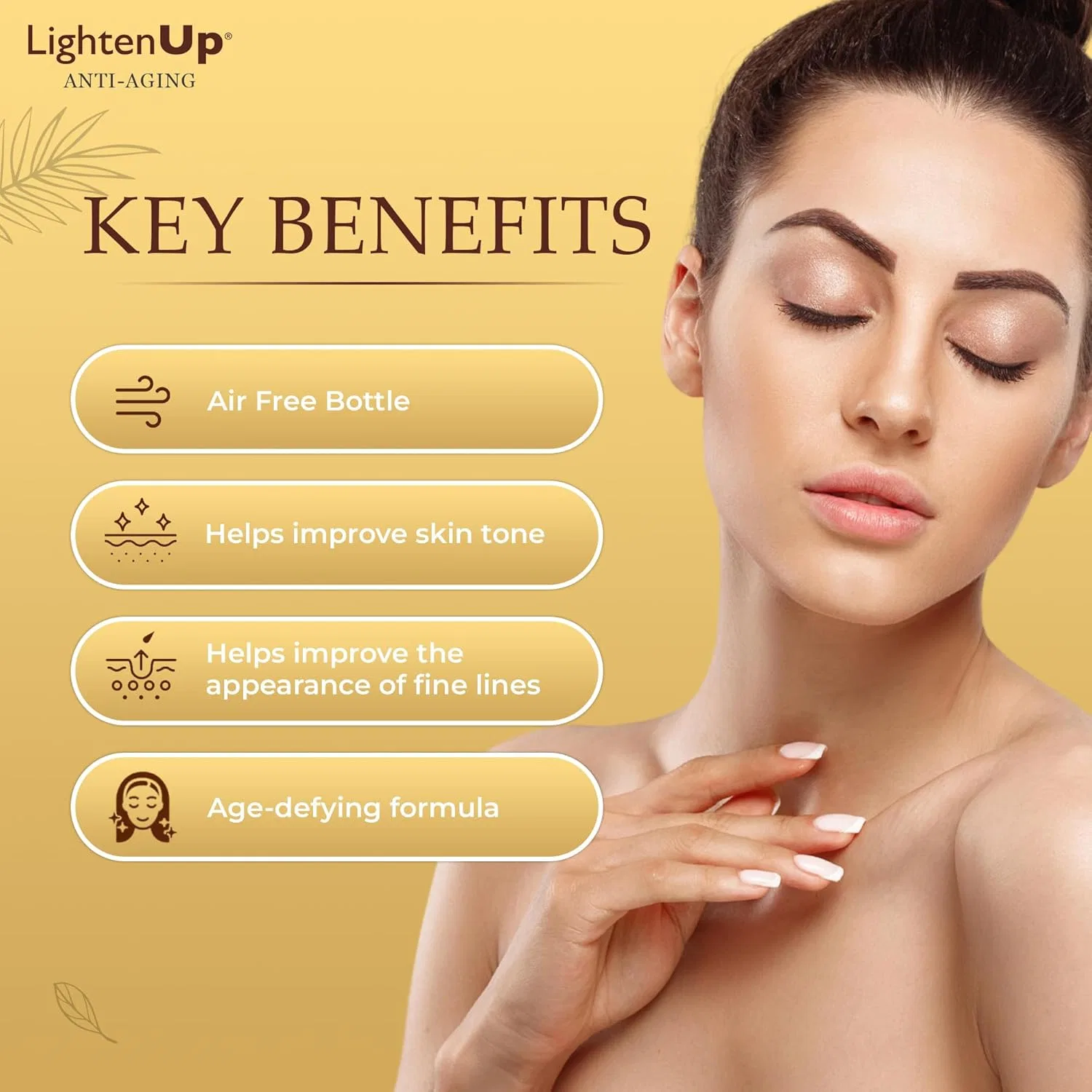 Антивозрастной лосьон для тела LightenUp с аргановым маслом и маслом ши, 400 мл Omic Lighten-Up — фото 4