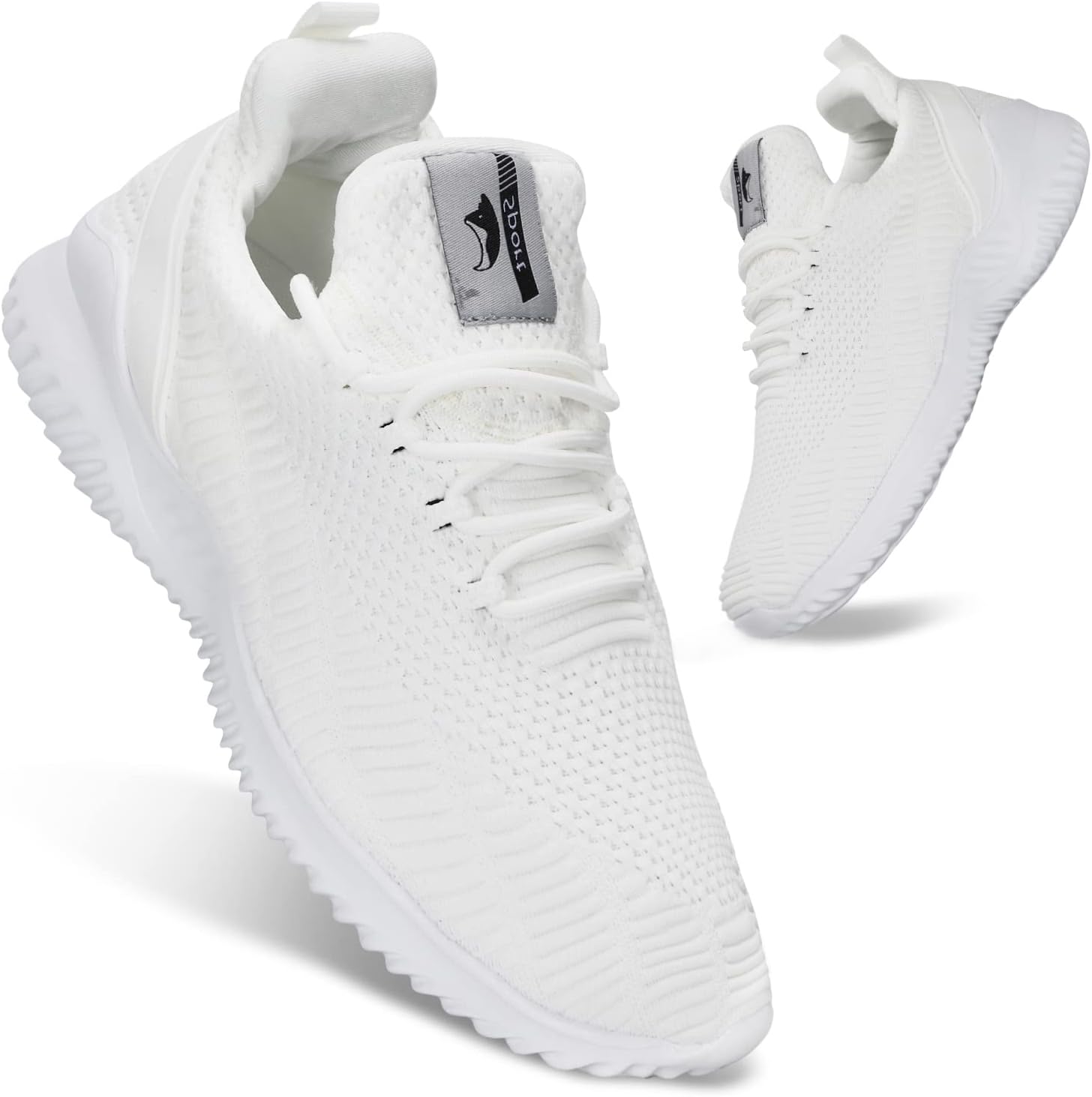 

Кроссовки Flysocks для мужчин с легкой посадкой, нескользящие кроссовки, легкие дышащие сетчатые кроссовки для повседневной носки, тенниса, бега и ходьбы, белый