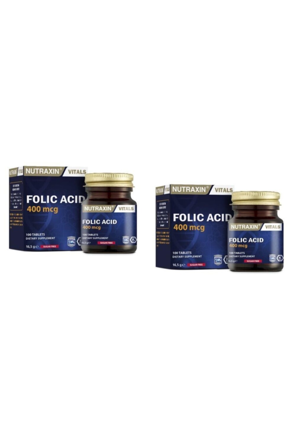 

Nutraxin Фолиевая кислота 100 таблеток X 2 шт.