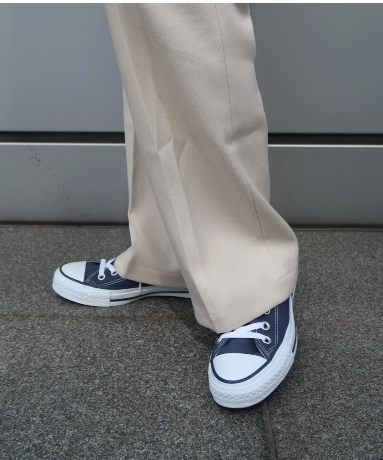 Унисекс кеды CONVERSE ALL STAR OX низкие тёмно-синие — фото 2