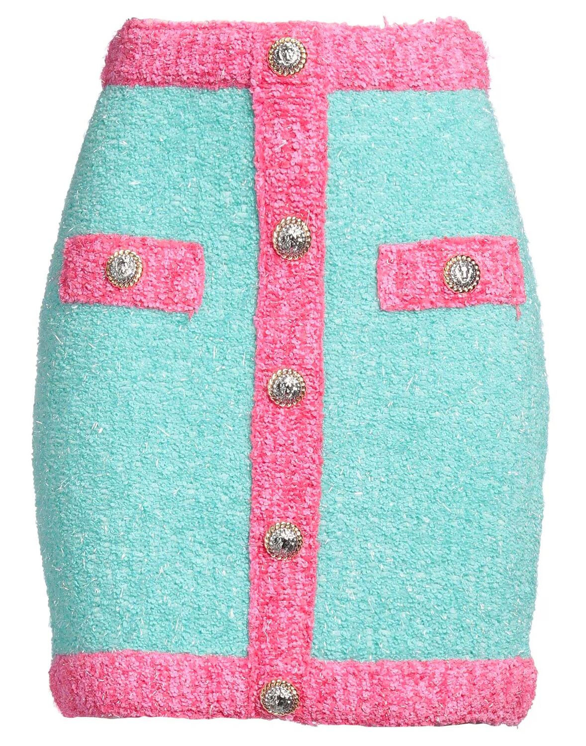 

Мини-юбка Balmain, бирюзовый