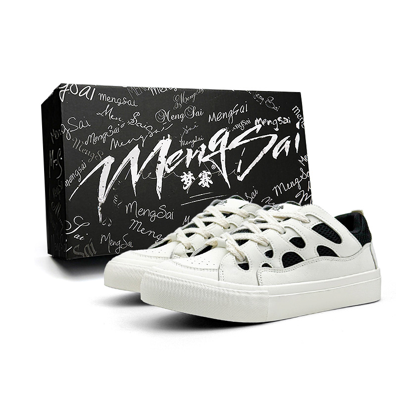 

Mengsai Нескользящие износостойкие низкие кроссовки для скейтбординга, мужские, черные