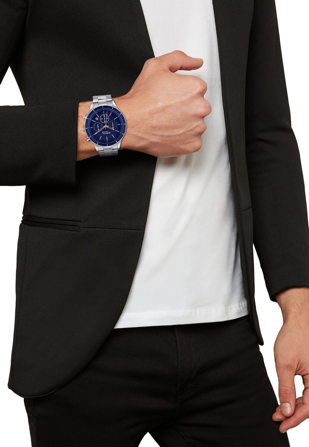 

Хронограф DUDE Breil, цвет acciaio blu