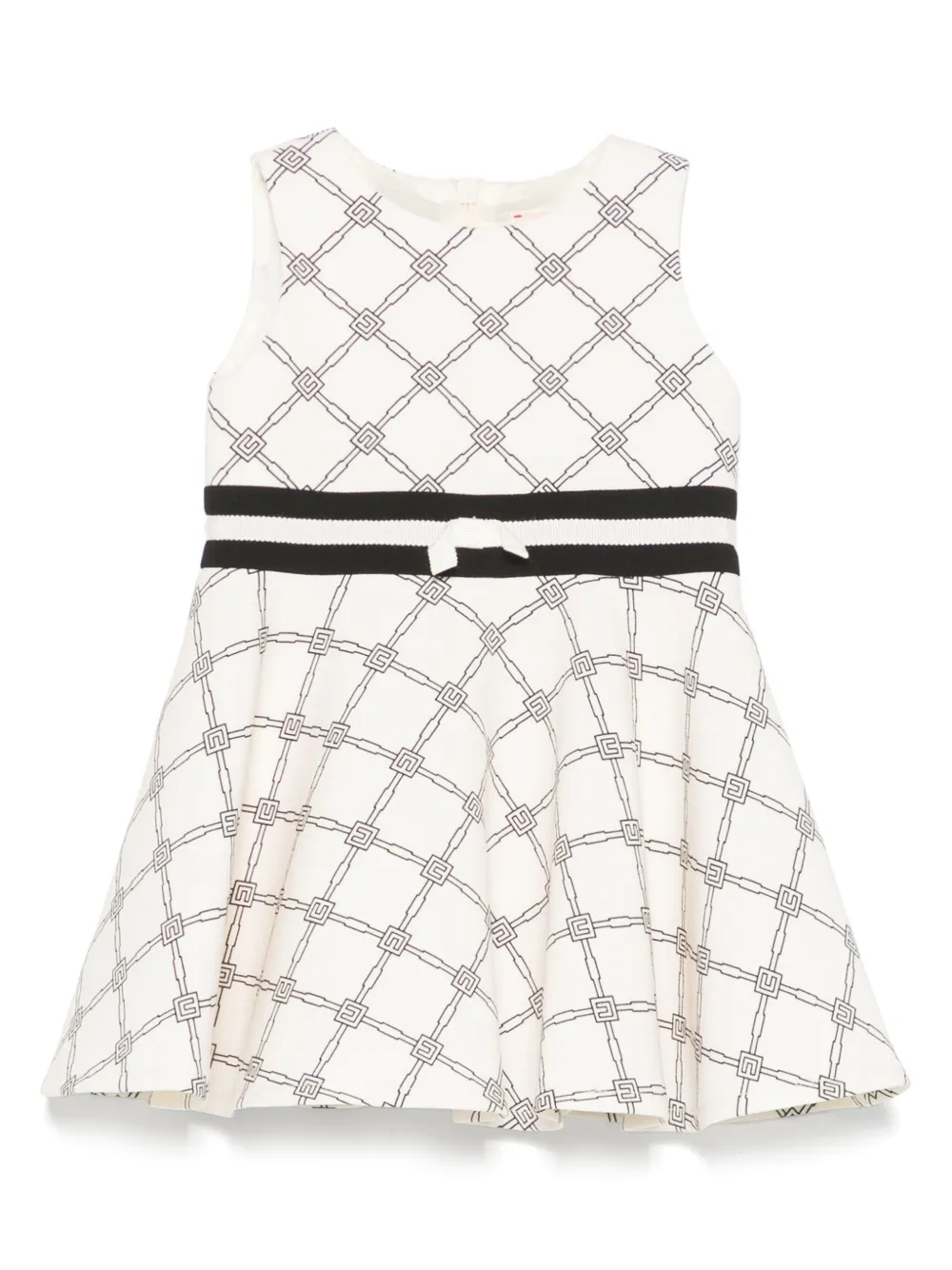 

Платье с логотипом Elisabetta Franchi La Mia Bambina, нейтральный
