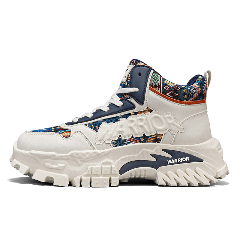 

Короткие мужские ботинки Martin WARRIOR, Beige Red Multicolor