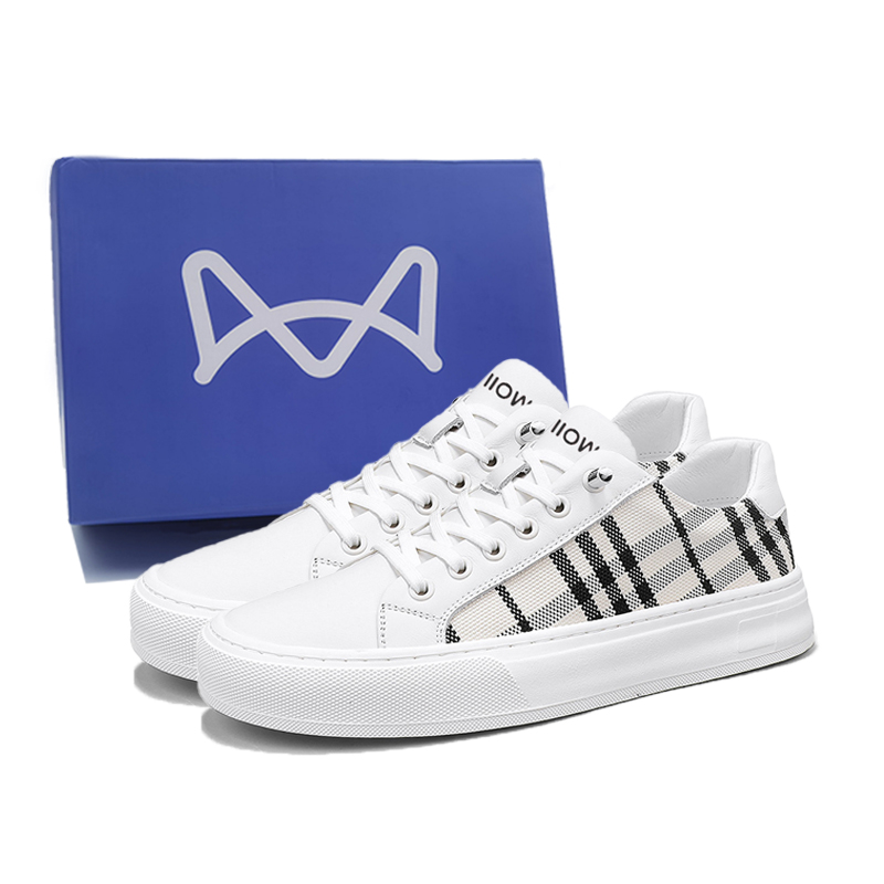 

Нескользящие износостойкие низкие мужские кроссовки MIIOW, White Box