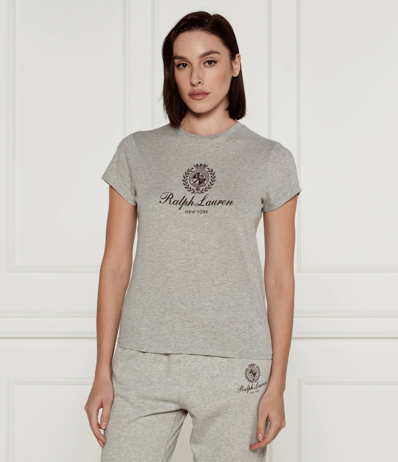 

Футболка POLO RALPH LAUREN Regular Fit, серый