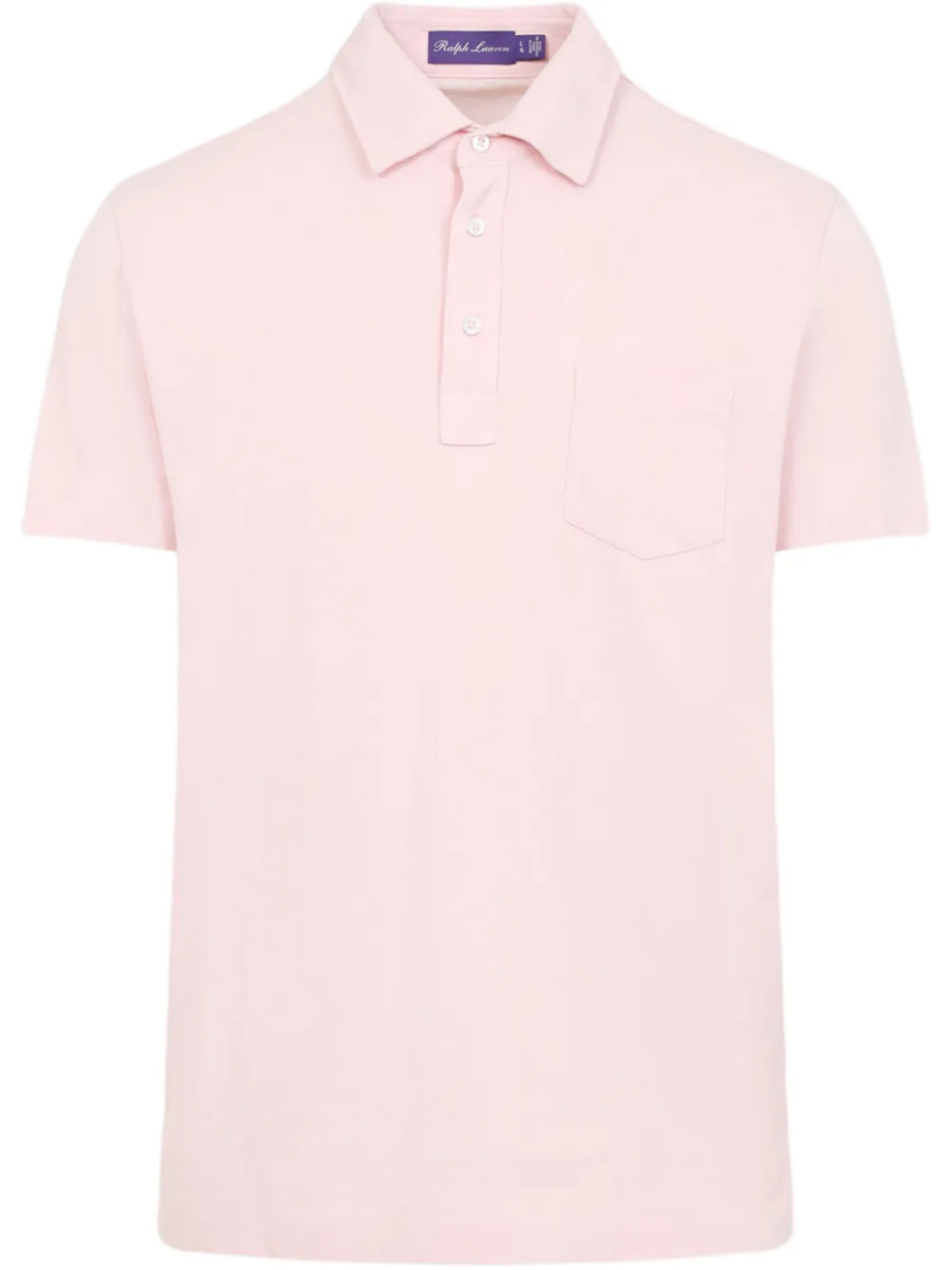 

Рубашка-поло Ralph Lauren Purple Label из ткани пике, розовый