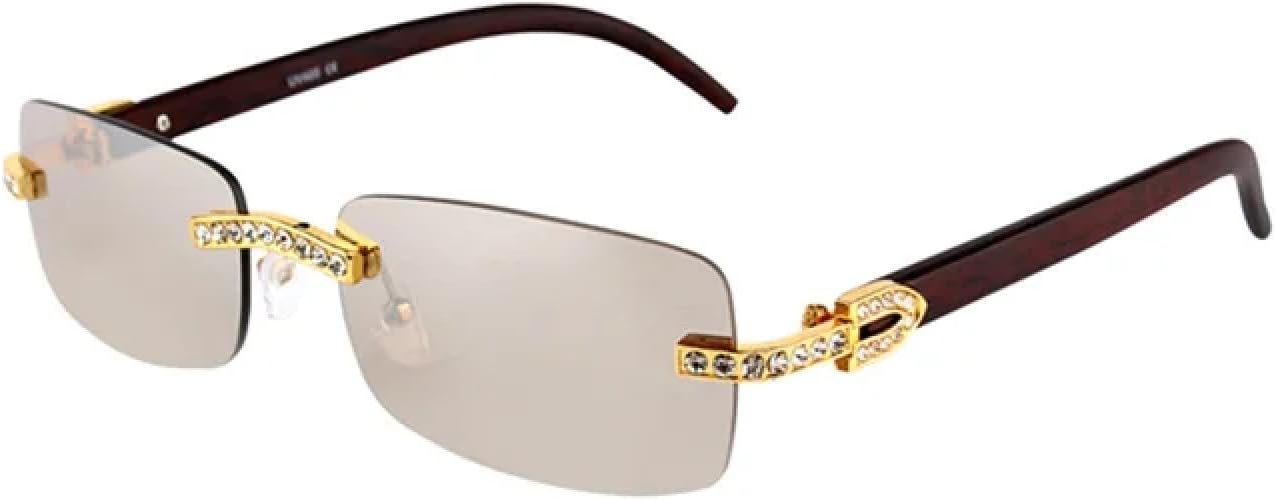 

Солнцезащитные очки с защитой от УФ-излучения UV400 | Без оправы, металлизированная оправа | Для женщин и мужчин, для занятий спортом на открытом воздухе и вождения DSVIGF, C6