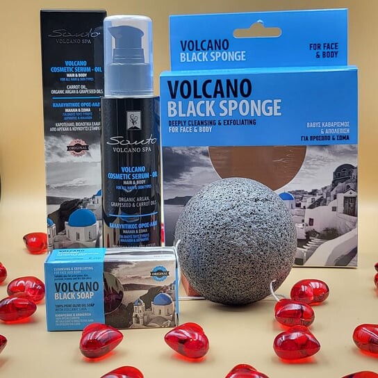 День святого Валентина, Набор уходовой косметики, 3 шт. Santo Volcano Spa — фото 4