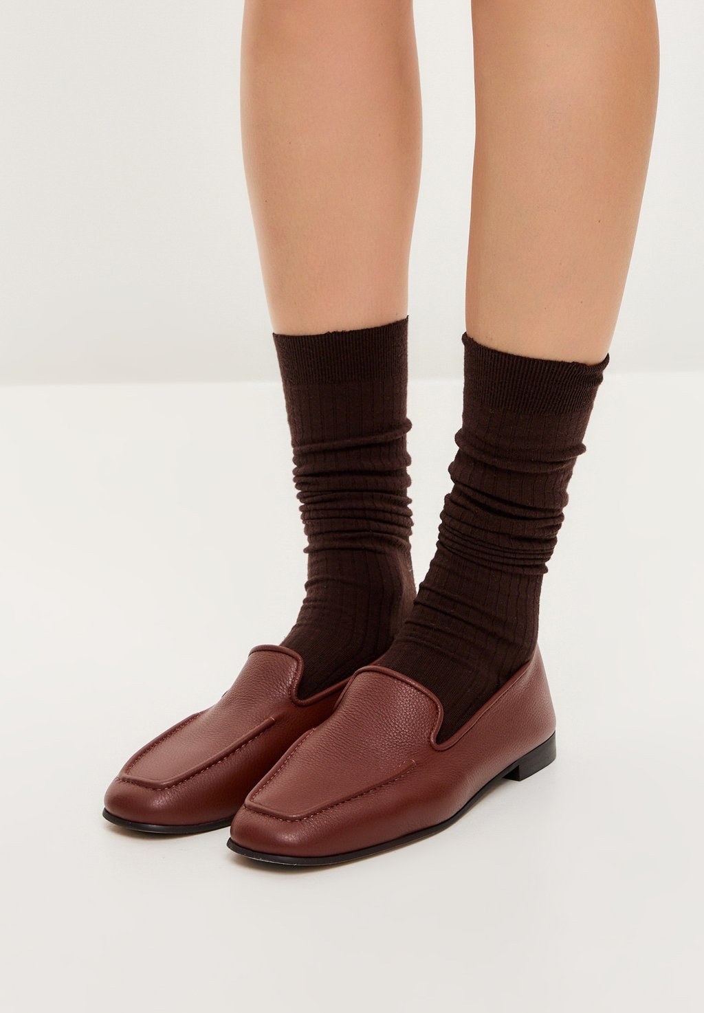 Слипоны MINIMAL FLATS FOR EVERYDAY Cesare Gaspari, бургундия