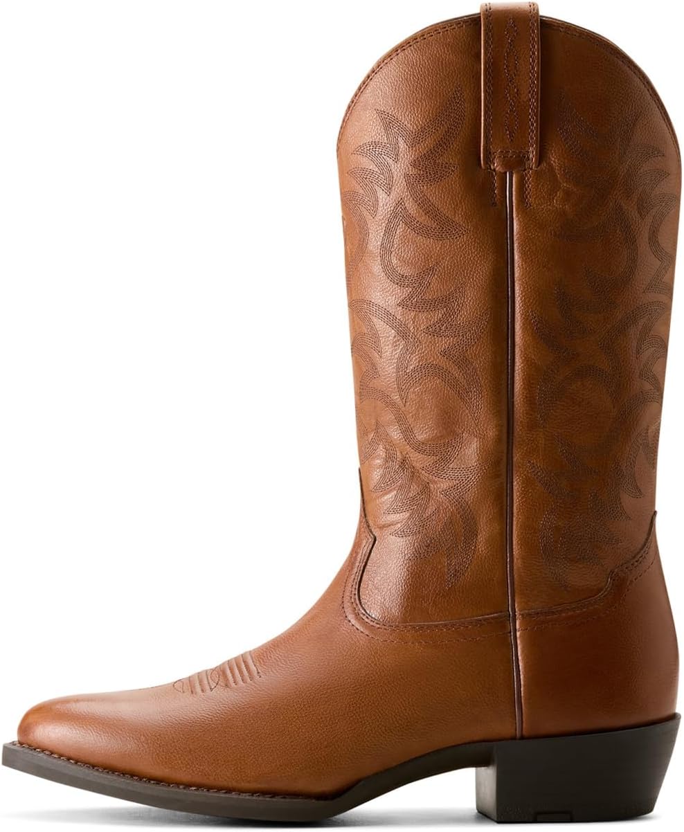Ковбойские сапоги Ariat Heritage с круглым носком - мужские, Cognac — фото 3
