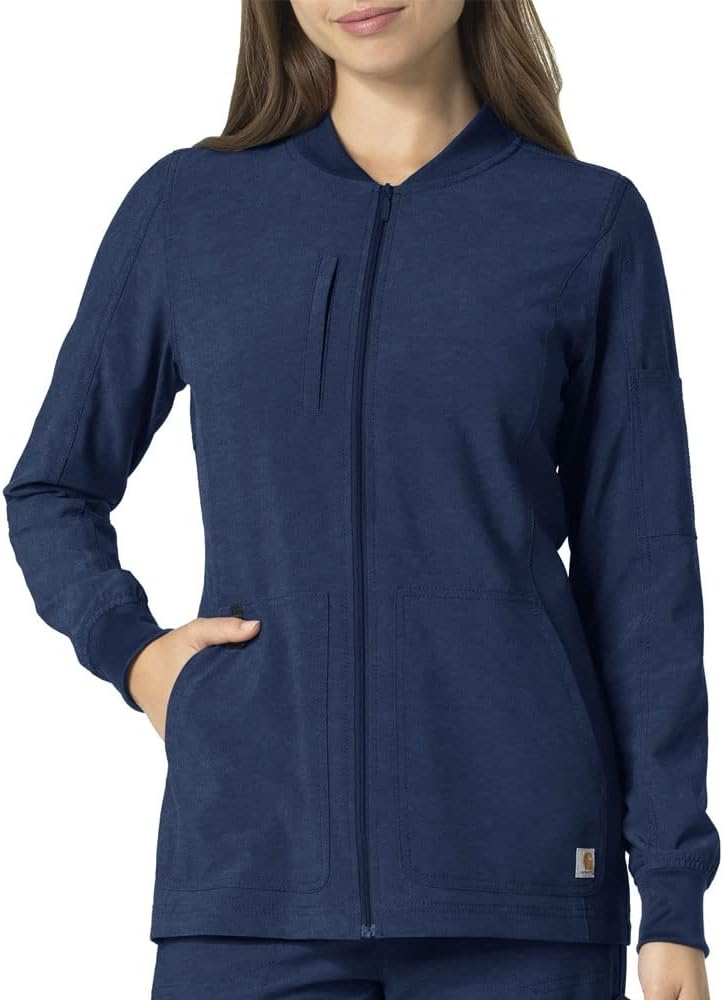 

Женская утилитарная куртка Carhartt с передней молнией, Navy Heather