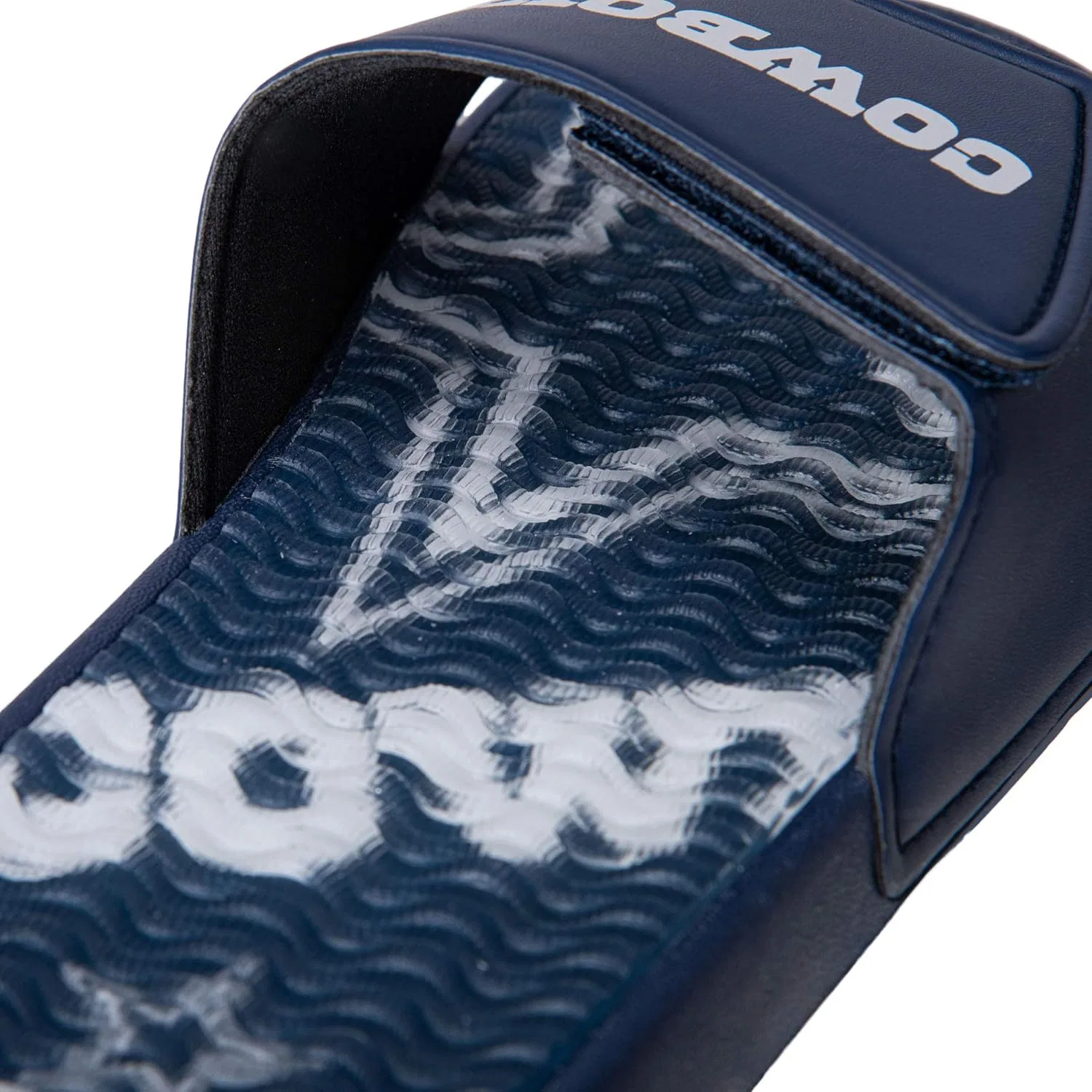 Мужские спортивные тапочки FOCO Legacy Velcro Sport Slide New York Giants Legacy Sport с застежкой-липучкой - размер Large, Wordmark — фото 2
