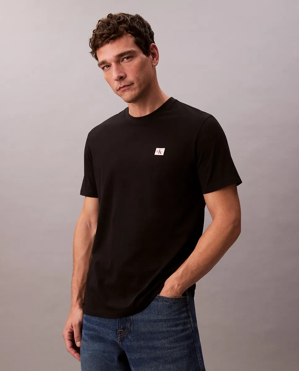 

Футболка мужская с логотипом Calvin Klein Jeans, черный