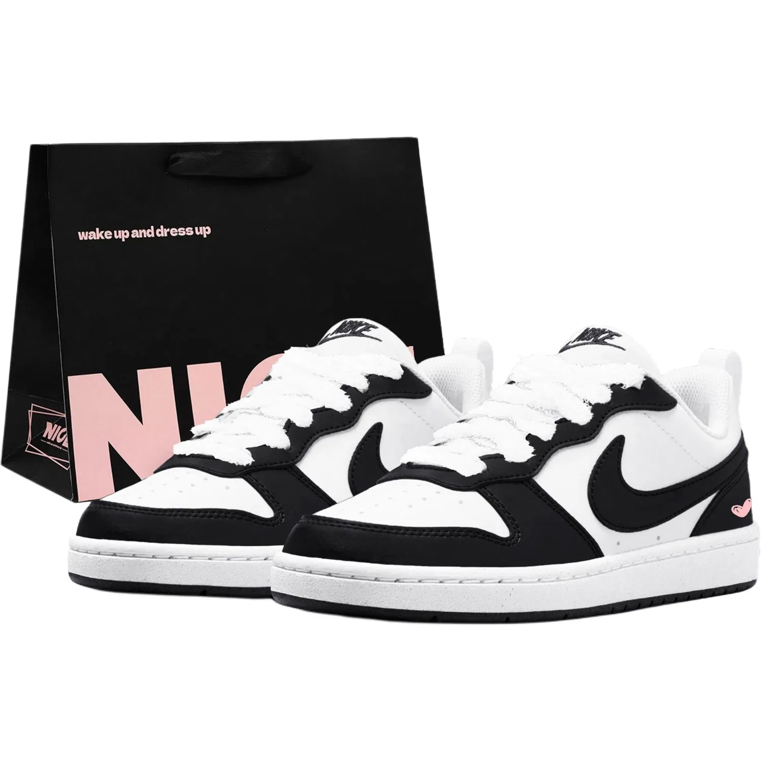 Кроссовки для скейтбординга детские Nike Court Borough Low Black