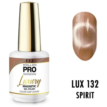 

Mol Luxury 132 Magnetic - полуперманентный лак для ногтей Mollon Pro
