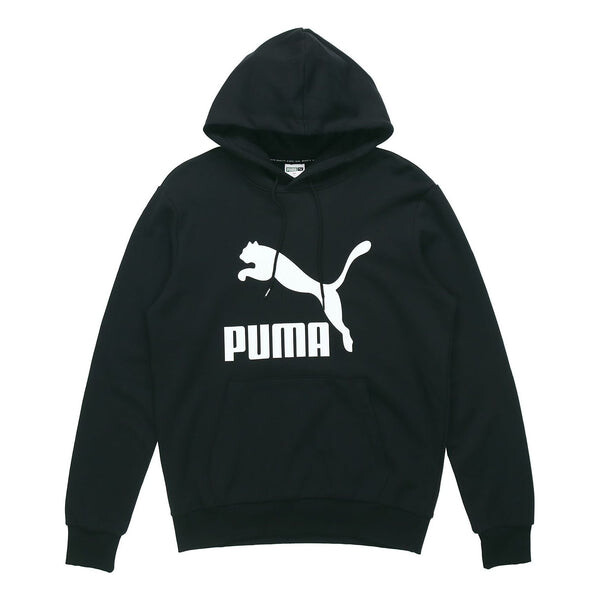 

Толстовка men's classics printing drawstring black Puma, черный