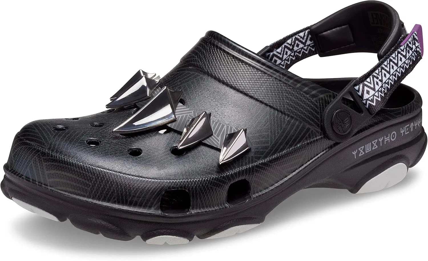 Мужские сабо Crocs с изображениями супергероев Marvel: Человек-паук, Черная пантера и Капитан Америка, деревянные сабо