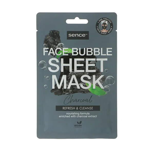 

Освежает и очищает Face Bubble Sheet Mask Sence Beauty, 1 UD