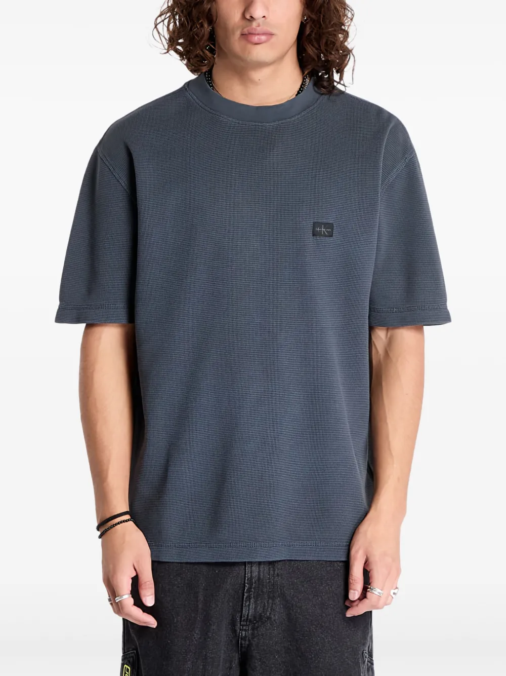 

Футболка с круглым вырезом Calvin Klein Jeans, серый