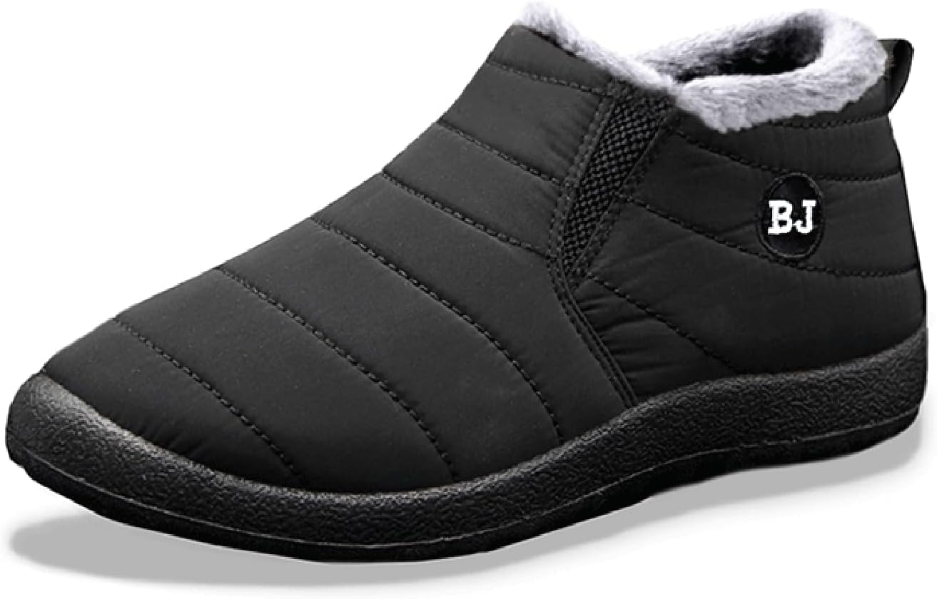 

Женские зимние снегоходные сапоги, нескользящие, теплые ботинки с меховой подкладкой, противоскользящие, на щиколотку, водонепроницаемые, удобные, для прогулок и выхода на улицу, плоская подошва, легкая мужская обувь Zyuoel, черный