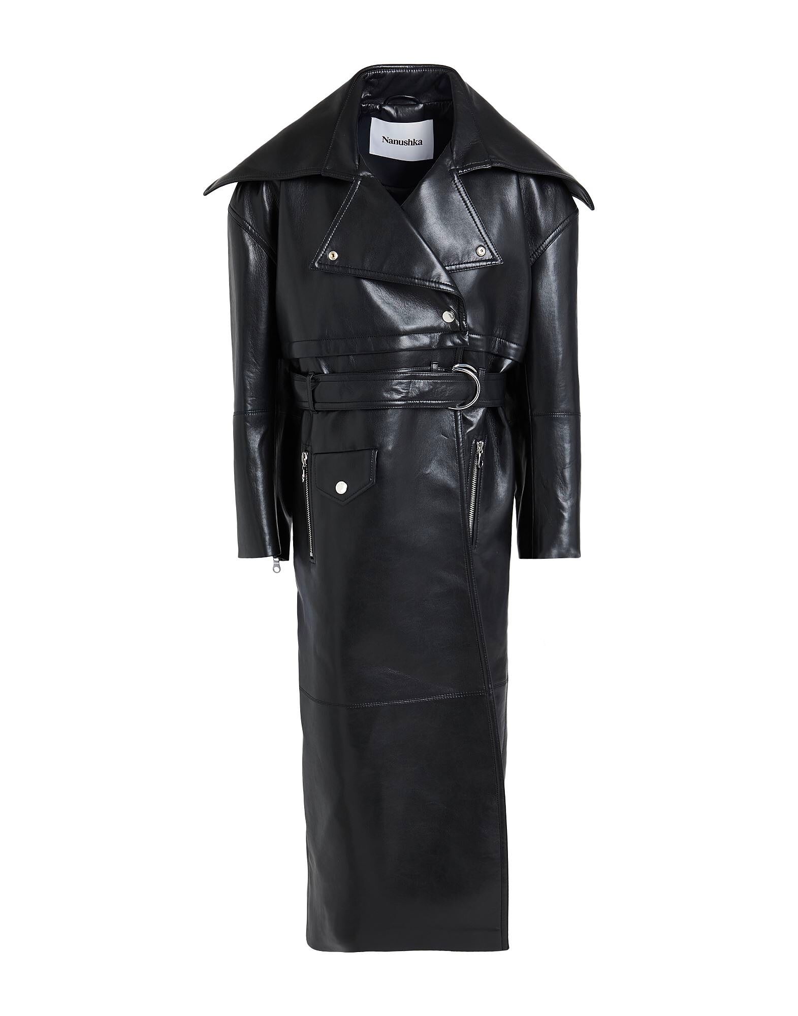 

Пальто Nanushka, черный