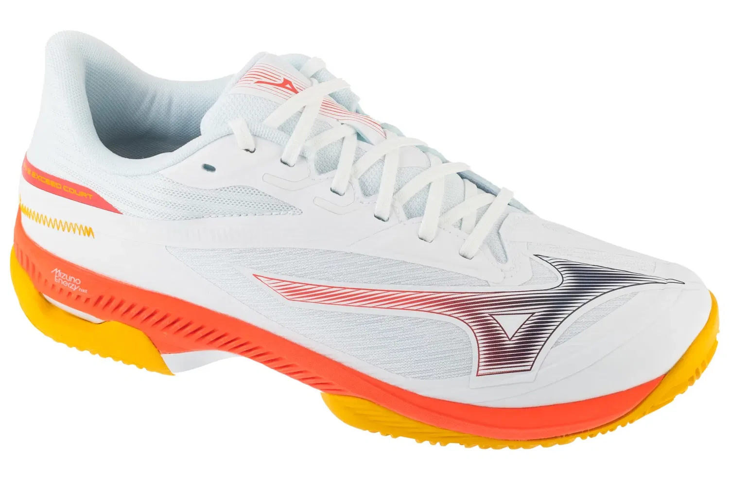 Кроссовки для тенниса, шнуровка, Mizuno, белый