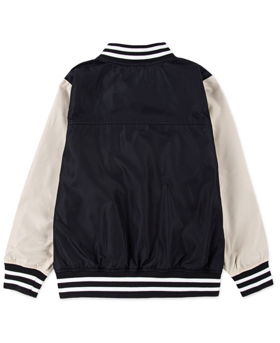 Детская куртка-бомбер с цветными блоками, размер 8-20 Levi's, Jet Black — фото 2