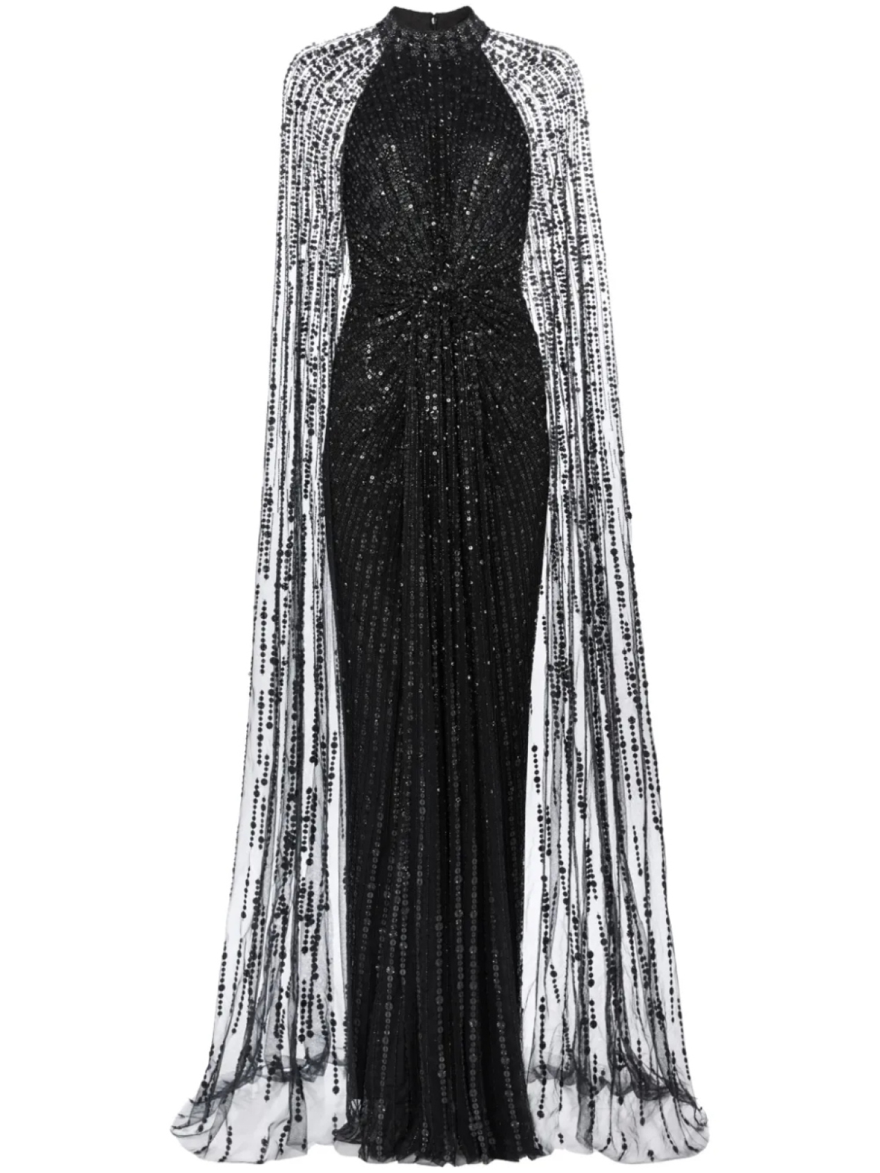 

Длинное платье Cairo Jenny Packham, черный