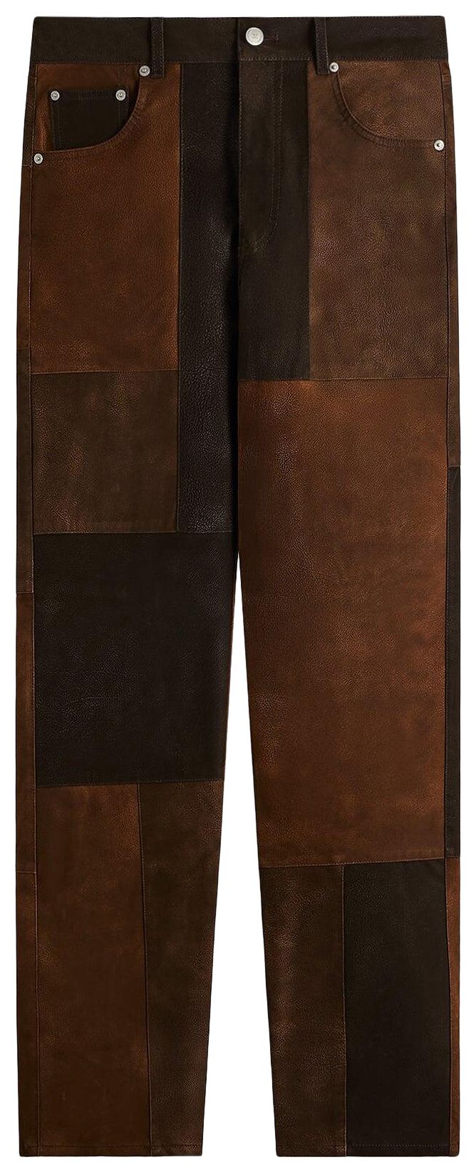 

Брюки Kith Patchwork Webster Chill, коричневый