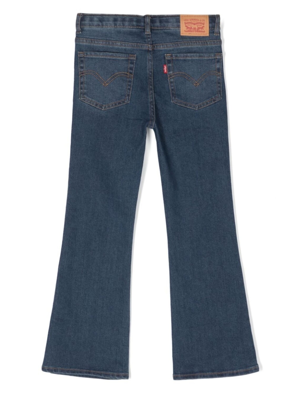 Levi's Kids прямые джинсы средней посадки, синий — фото 2