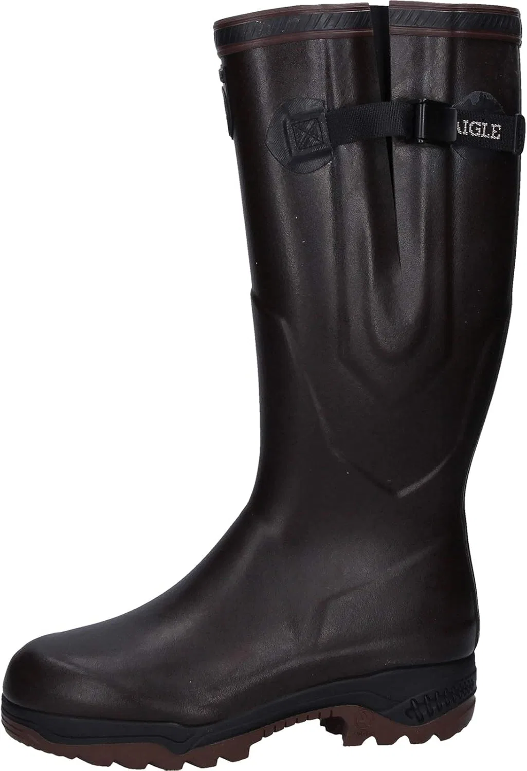Резиновые ботинки Aigle Women's Parcours 2 Iso, коричневые, размер 36 EU — фото 2