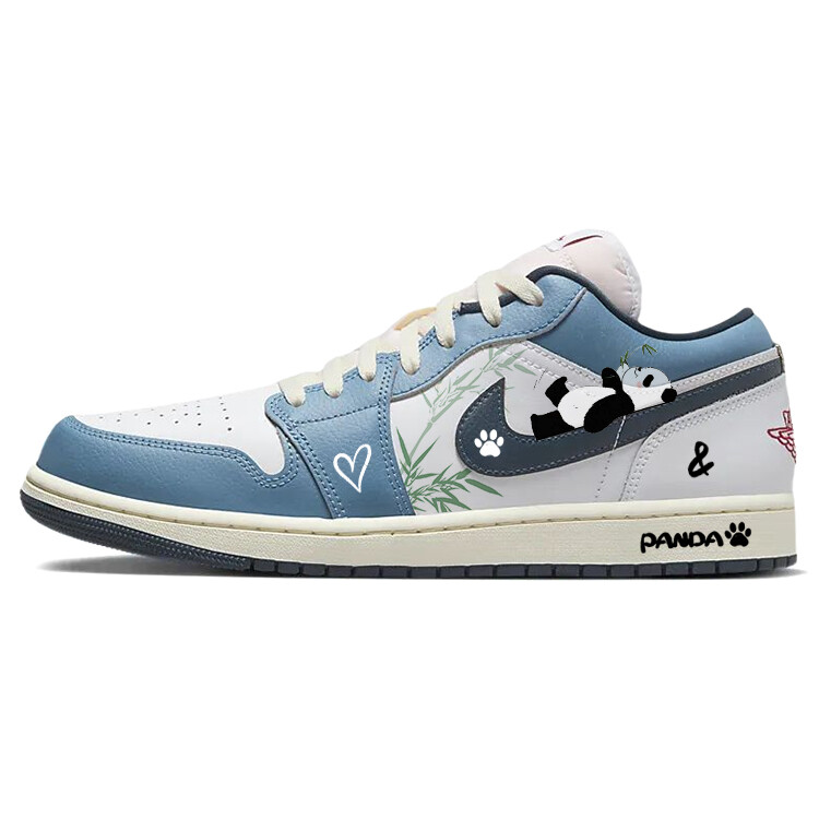 

Кроссовки Air JORDAN 1 Vintage Basketball Shoes Men Low-Top Blue White, Синий, Кроссовки Air JORDAN 1 Vintage Basketball Shoes Men Low-Top Blue White