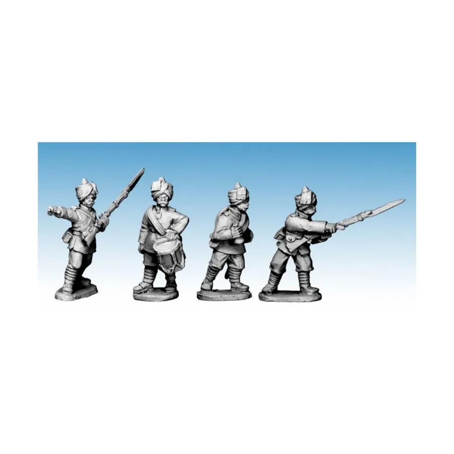 

пенджабские унтер-офицеры, 2nd Afghan War (28mm)