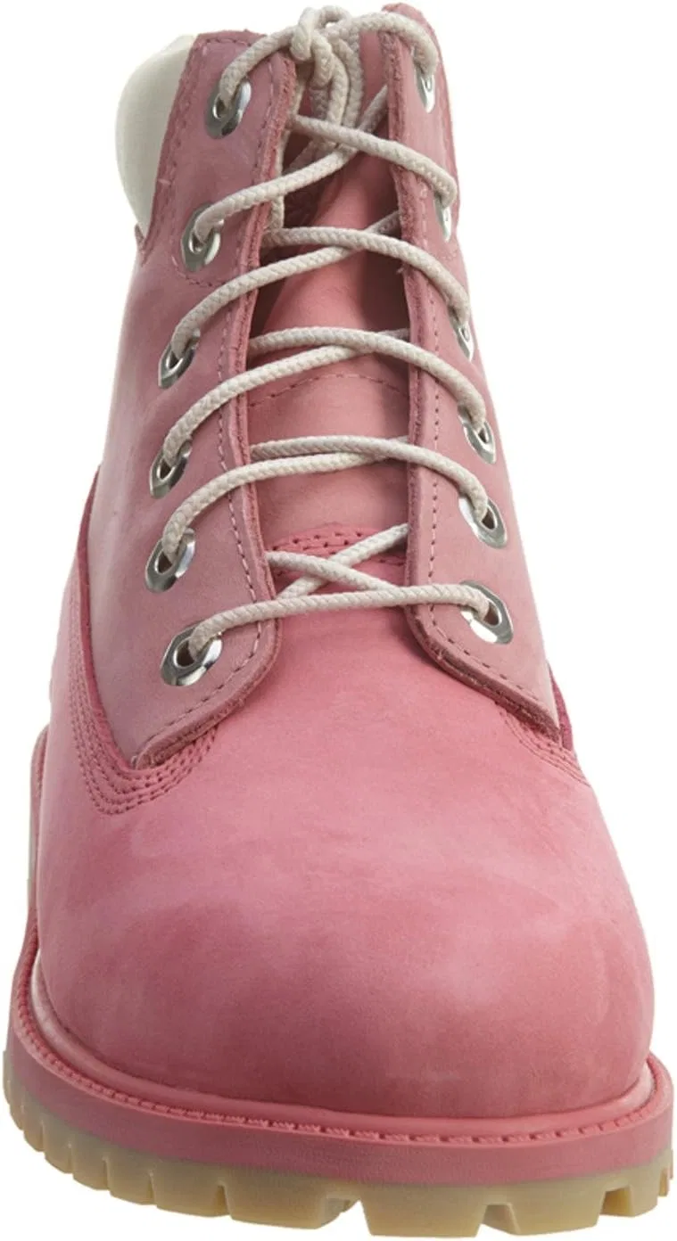 Детские классические ботинки Timberland высотой 6 дюймов, Pink — фото 4