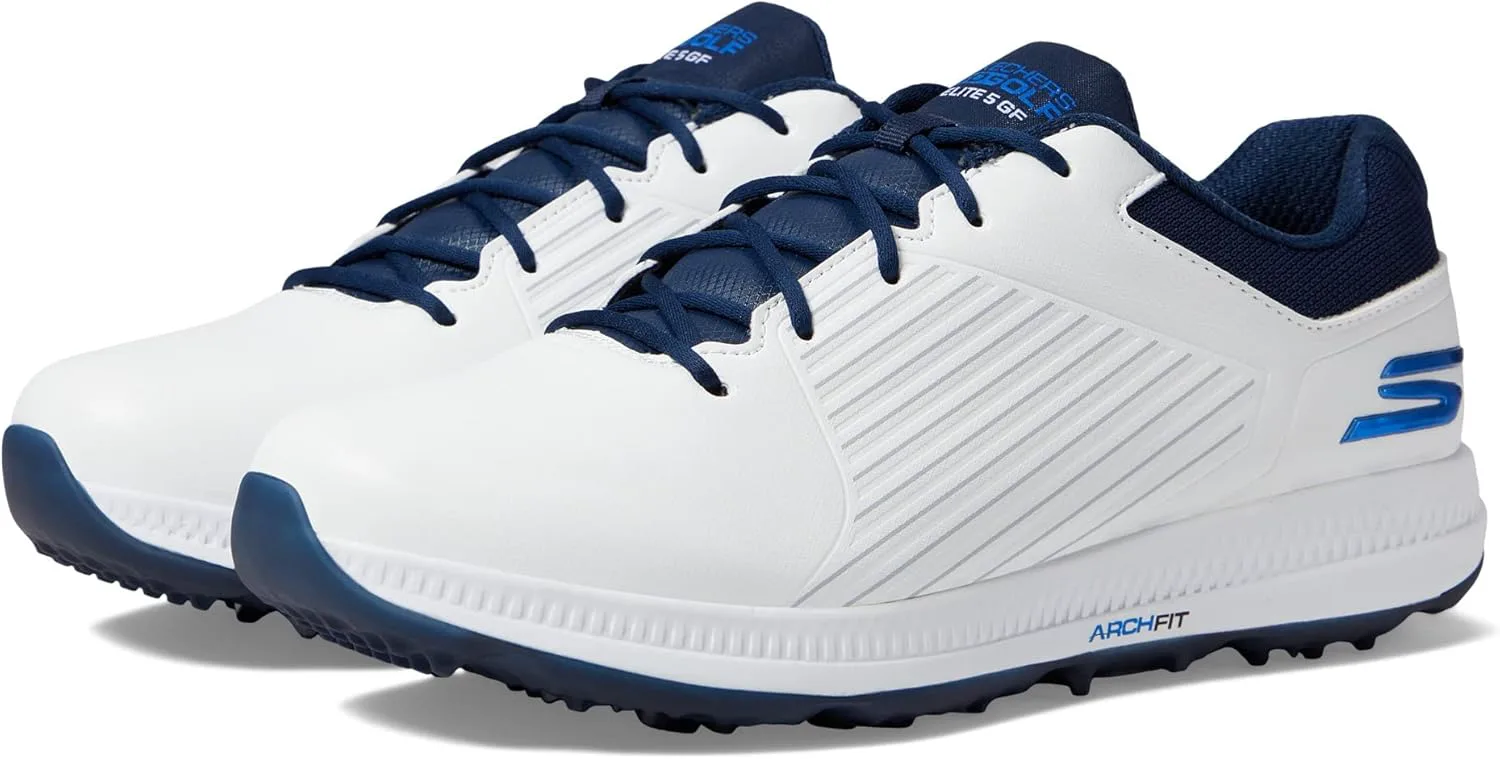 

Мужские водонепроницаемые гольф-туфли Skechers Elite 5 Arch Fit, белый/синий