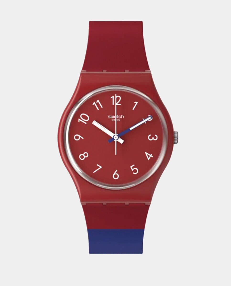 

Colore Blocco SO28R112 Био разноцветные силиконовые женские часы Swatch, мультиколор