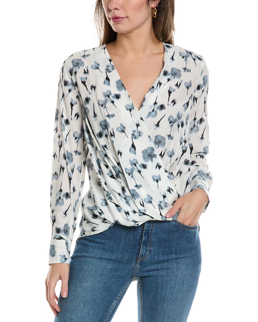 

Блузка из смесового шелка от rag & bone Victor, белый