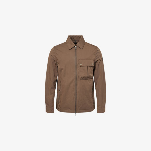 

Рубашка Belstaff с накладными карманами, коричневый