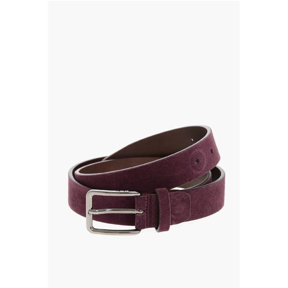 

CC COLLECTION Двусторонний замшевый ремень 30 мм Corneliani, бургундия