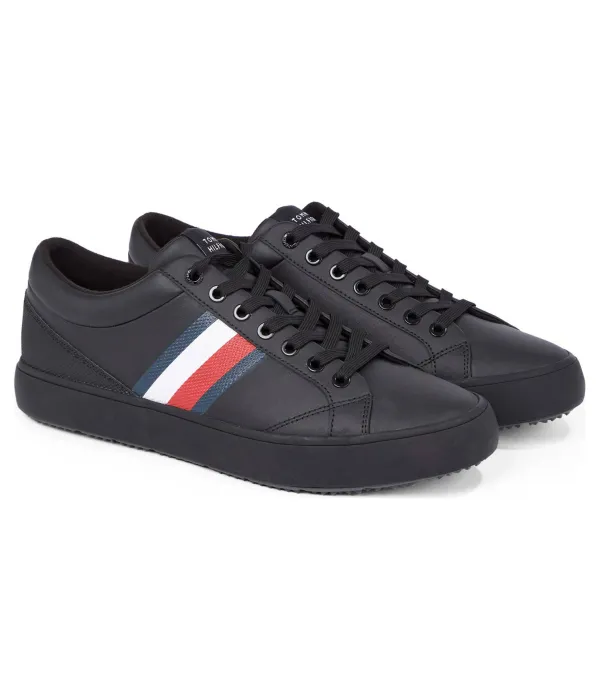 Кроссовки из кожи Vulc Tommy Hilfiger, черный — фото 2