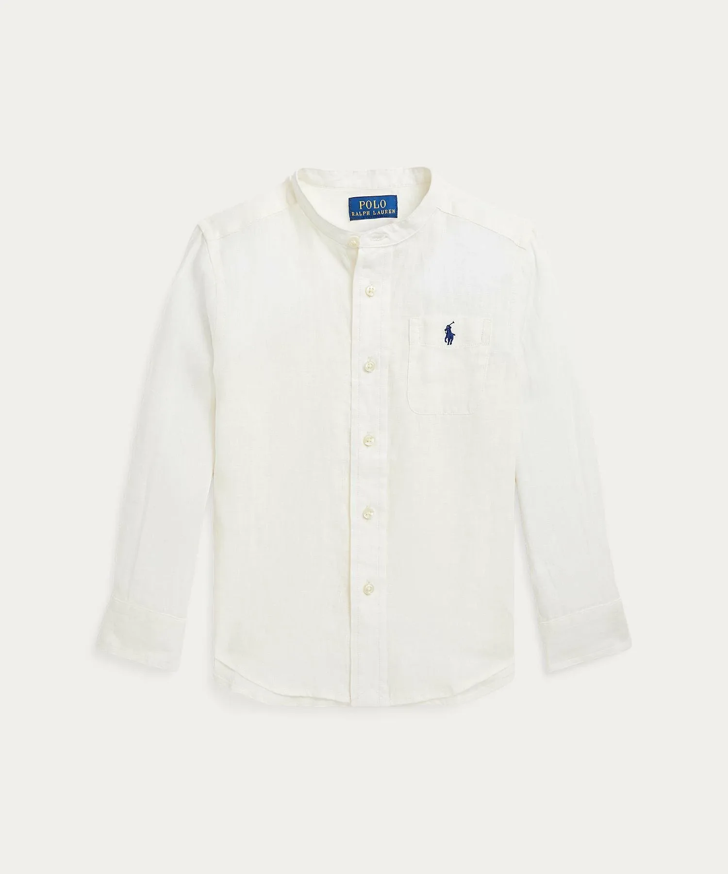 (Для мальчиков 2-7 лет) Льняная рубашка Polo Ralph Lauren, 100 White