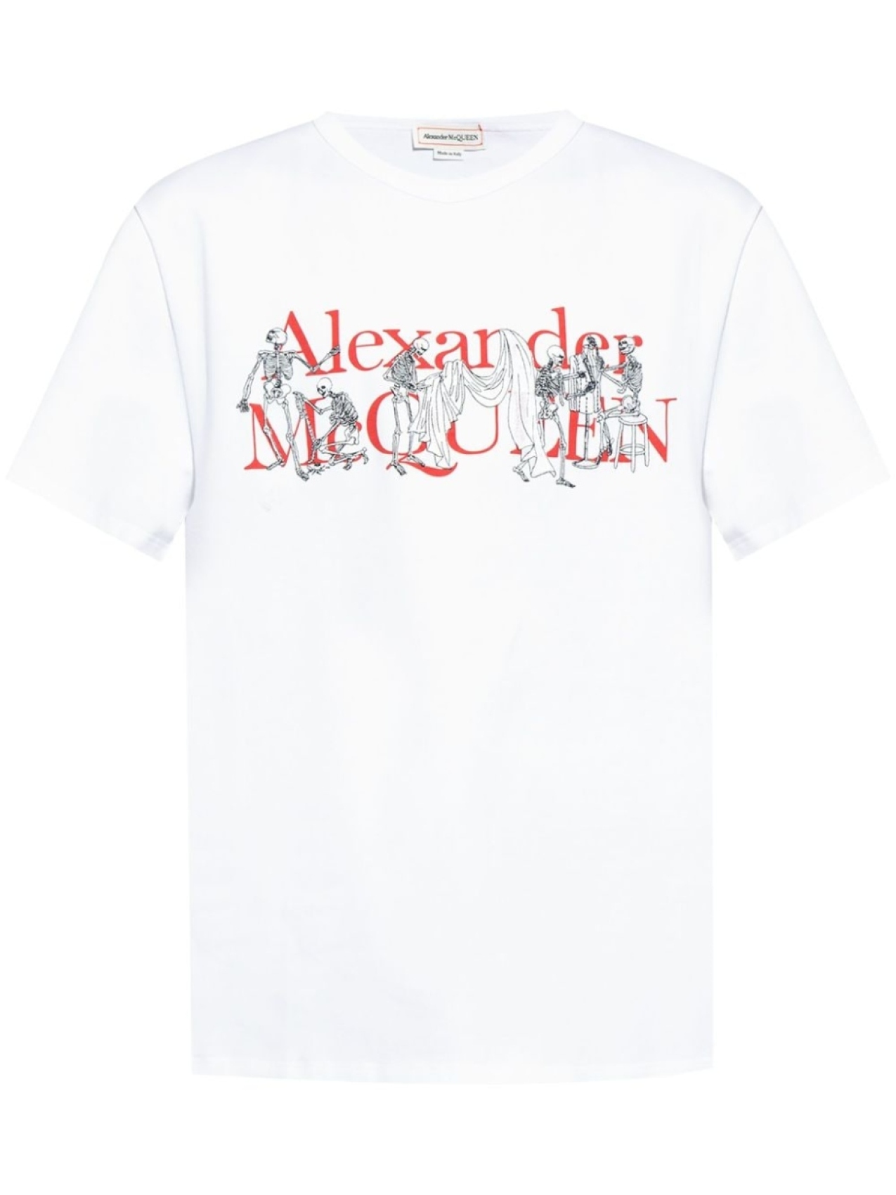 

Alexander McQueen футболка с логотипом, белый