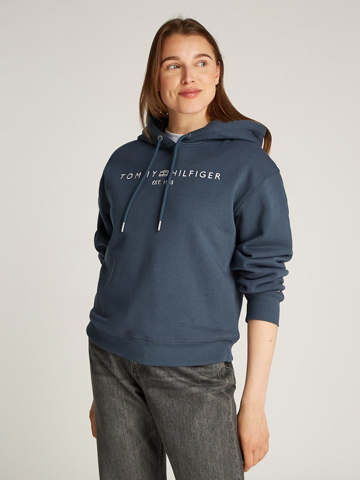 

Толстовка с капюшоном Tommy Hilfiger, темно-синий