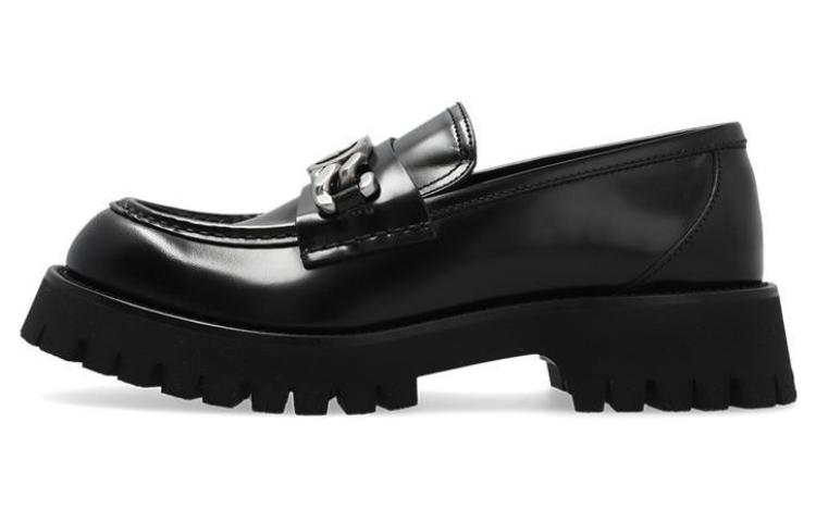 

Туфли GUCCI Interlocking G-chain Leather Loafers