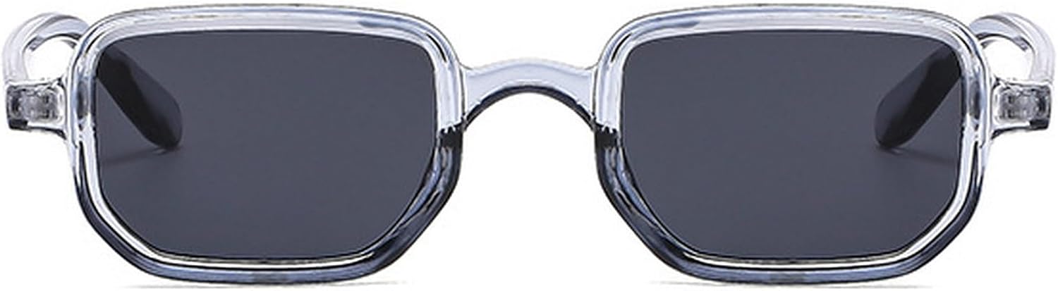 

Модные квадратные солнцезащитные очки для женщин, ретро-градиентные очки с защитой от УФ-излучения UV400, мужские солнцезащитные очки с леопардовым принтом синего цвета mincl, Gray