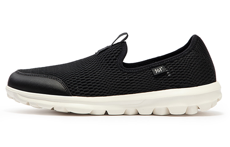 

361° One foot Push Series Амортизирующие износостойкие низкие кроссовки мужские Obsidian Black/Feather White